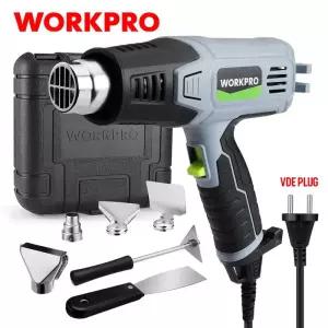 제트건 에어건 송풍기 WORKPRO 2000W VDE 콘센트 산업용 전기 공기 총 온도 기 히트 건 수축 포장 열 히터