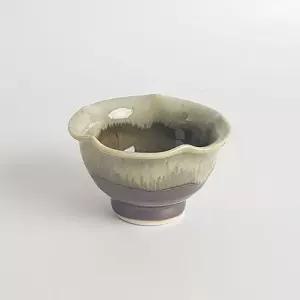 천목이중시유 연잎 찻잔 다기잔 80ml 다기 찻잔 녹차잔 다도잔 도자기찻잔