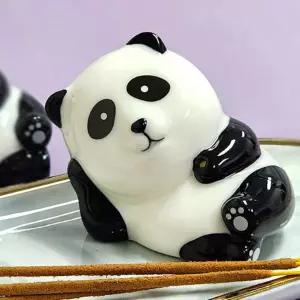 향꽂이 인센스 스틱 홀더 눈 뜬 판다도자기 소품 감성충만캔들 인테리어 러블리오너먼트 테이블 사진 귀여