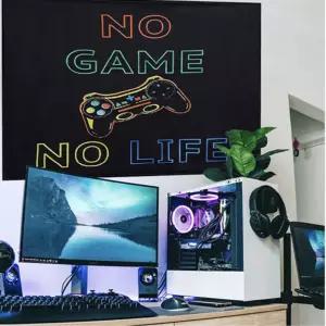 가랜드 대형 패브릭 포스터 게임라이프 L포스터 인테리어가 가림막 바란스 벽장식 꾸미기 월데코 촬영소품