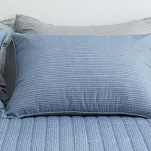 해피니 솔트 소프트마이크로 간절기 베개커버 50x70cm (블루) (베개솜 별매)