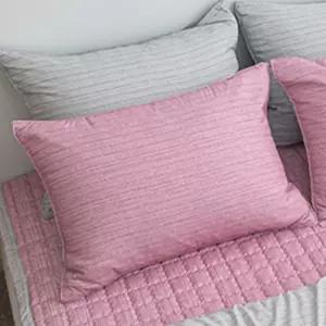 해피니 드리즐 소프트마이크로 간절기 베개커버 50x70cm (핑크) (베개솜 별매)