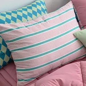 해피니 나나 소프트마이크로 베개커버 50x70cm (핑크) (베개솜 별매)