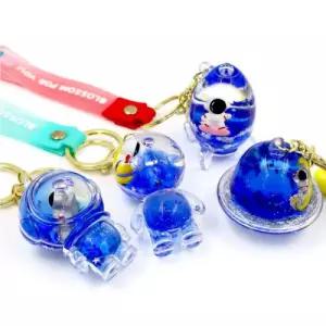 완제품-우주 물시계 키링-외계인