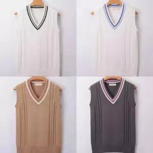 꽈배기라인 여자 조끼 교복 학생복