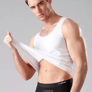 쿨맥스 햄라인 남자 러닝2P  난닝구 러닝셔츠 민소매