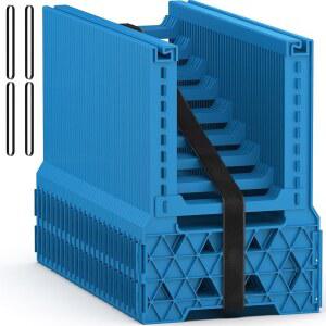 베보블리 RV 하수구 호스 지지대 20피트(안전한 고무 밴드 및 휴대용 스트랩 ) 홀더 여행용 트레일러 캠핑카의 높이 조절 장애물 피하기 깊은 크래들 빠른 /붕괴