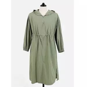 여자스트랩후드롱원피스 아노락후드롱원피스(카키)