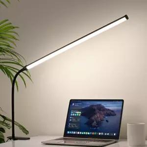 플렉시블 LED 집게 스탠드(78cm) (블랙) 미니 클립형 조명 책상 독서등 스탠드등