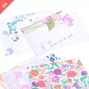 (영화)두겹 면백프로 롱직각 가제 나염 수건 GOI8+3Ohp