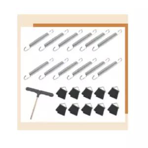 트램폴린 부품세 12cm A 1set 렌플린 펄린 점핑 운동 도구 기구 유산소 실내 방방이 퐁퐁 용품 프램