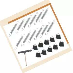 트램폴린 부품세 14.7cm D 1set 렌플린용품 펄린 점핑 운동 도구 기구 유산소 실내 방방이 퐁퐁 프램