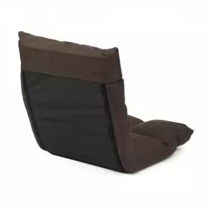 5단 각도조절 1인용 다크브라운 좌식소파 1인좌식쇼파