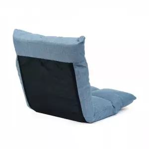 5단 각도조절 1인용 라이트블루 좌식소파 1인좌식쇼파