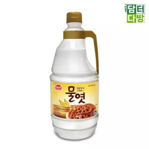 물엿 2.4kg X 2개해표 업소 업소용 식당 식당용 사조 대용량 간편조리 소스