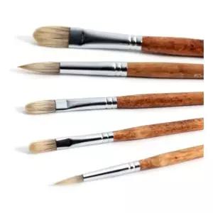 루벤스 아크릴붓 650F 1호(파미모) -39018 붓 물감 브러쉬 수채 미술