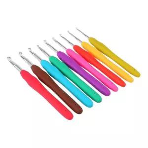 키밍 컬러 코바늘 실리콘 뜨개질 diy 대바늘 모사용 코바늘 뜨개질바늘 세트