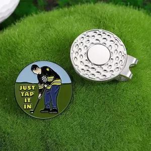 [에이치플러스몰]골프 볼마커 미니멀 자석 햇클립 볼마크 악세사리