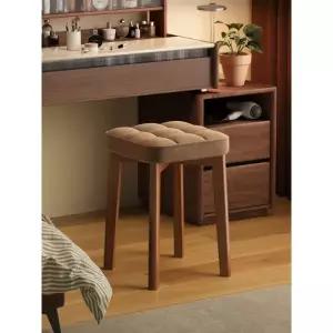 원목 화장대의자 스튜디오 침실 인테리어 평면 콘솔 월넛커피테크패브릭고탄성스펀지