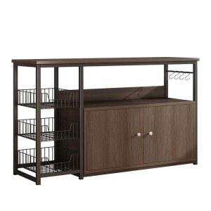 홈바 테이블 보조 100cm 120cm 다용도장 커피머신 주방 다용도 커피머신장 수납 홈카페장