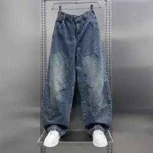 남성용 팬츠 봄 캐주얼 편한 배기핏 청바지 배기 와이드 통바지 SPO마켓1