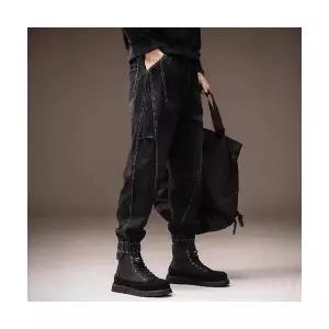 남성 바지 캐주얼 가을 빈티지 청바지 배기 프리미엄 조거 편한 배기핏 SPO마켓3