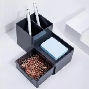 [문구/오피스] 서랍형 연필꽂이 데스크 정리용기 문구 수납함 필기구 정리함