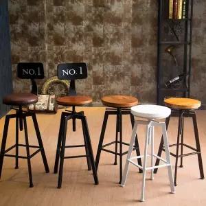 아일랜드식탁 체어 바텐 의자 높은 철제 홈바 스툴