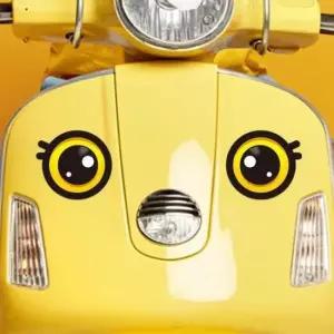 [CAR] 140x128mm 고휘도 자동차스티커 반사 왕눈이 16