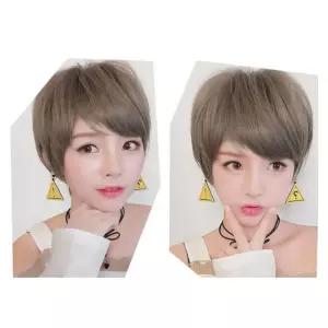 숏컷 다양한 연출 데일리 디자인가발 (망포함) RTs6+7lEs