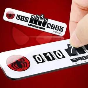 [CAR] 스파이더맨 주차알림 전화번호판 차연락처차량주