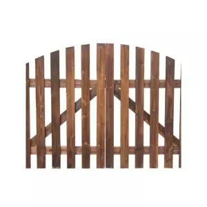 전원주택 대문 나무 울타리 문 안뜰 담장 도어 현관문