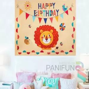 생일패브릭포스터 친구들 현수막 그림 대형 액자 천포스터 아트 천그림 페브릭 벽걸이 축하 가랜드 파티가