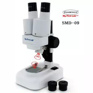 프리미어 SMD-09 쌍안실체현미경 (듀오) 디지털 확대경 돋보기 핸디형 USB 관찰경 과학교구 과학경 실험도