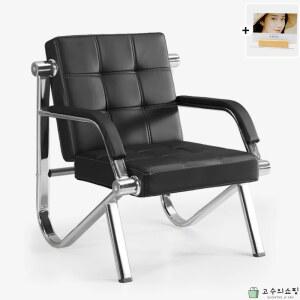 대기실의자 가죽 퀼팅 팔걸이 1인용 병원 약국 장의자