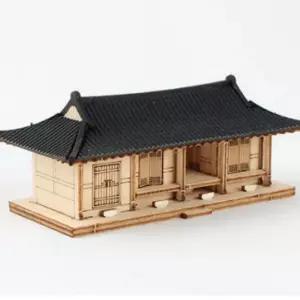 DIY 나무 조립 모형 건축 건물 만들기 미니 기와집목재 키트 물만들기 만들기놀이 네칸만들기 네칸