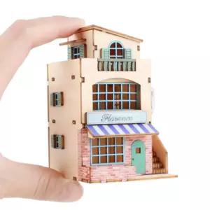 DIY 나무 조립 모형 건축 건물 만들기 미니 플로렌스목재 키트 물만들기 만들기놀이 카페 카페만들기