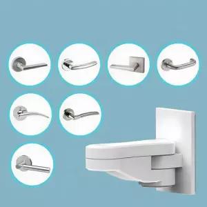 방문 손잡이 잠금장치 이중잠금장치 무타공 도어락 현관문 도어 문잠금장치 문열림방지