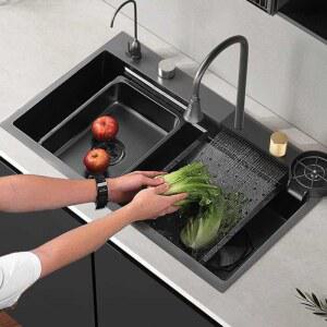 사각 싱크볼 씽크볼 교체 스테인리스 개수대 건조대 카페