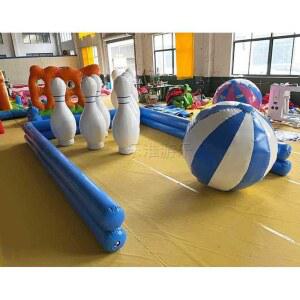 에어 볼링 야외 체육회 레인보우 너도밤나무 학교 가족 운동회 에어볼링 축구 볼링공