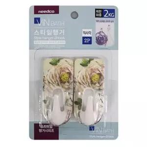 벽걸이 행거 후크 걸이 훅 장식 고리 직사긱 2p 2kg