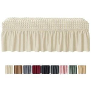 피아노 벤치 쿠션 스툴 침실용 직사각형 거실 커버