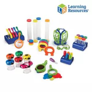 러닝리소스 프라이머리 과학실험 학급세트 관찰경 확대경 스포이드 시험관 돋보기 말굽자석