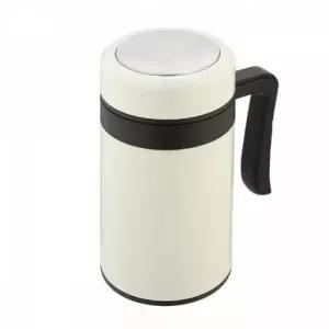 ( )보온보냉 손잡이 텀블러(450ml) (화이트) 스텐텀블러