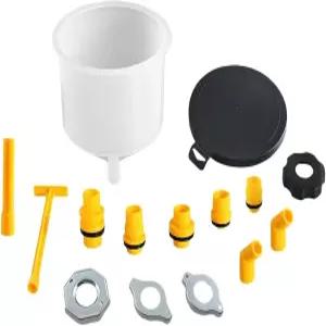 GAOLAOSY 15PCS 분사 방지 냉각수 깔때기 키트 어댑터가 있는 방수 자동 라디에이터 충전 플러시 대부분의