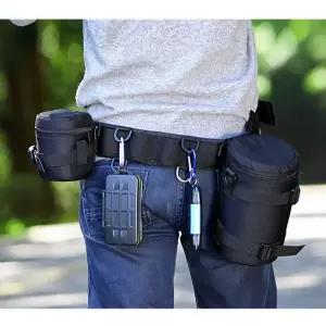 DSLR 카메라 촬영 벨트 캐논 니콘 소니 출사 야외 키디카 스트랩 고정 허리 등산 여행 다용도