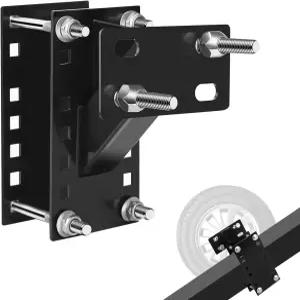 트레일러 및 보트용 헤비 듀티 스페어 타이어 캐리어 마운트 브래킷 - 잠금 홀더 4/5/6 러그 휠 4-5.5인치