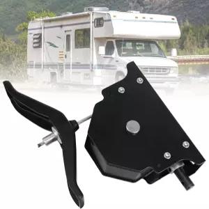 159056 RV 예비 타이어 윈치 트레일러 트럭과 호환 블랙