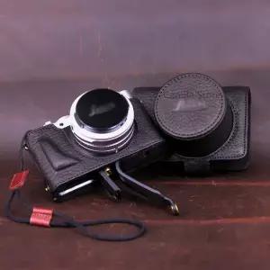 호환  핸드워크 사진 카메라 가죽 소가죽 가방 바디 케이스 Leica D-LUX8 DLUX7 Typ109 DLUX8 바디 보호 슬