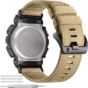 카시오 그쇼크 DW-5600/8900용 아바넨 러기드 나일론 시계 밴드 GA-100/GW-B5600/GB-5600/GW-6900용 조절